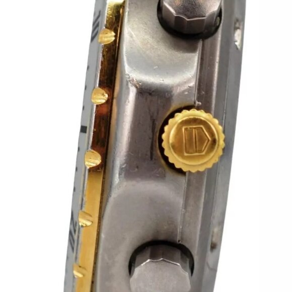 Vintage 37mm Heuer (Pre-Tag) 2000 Series Two-Tone Chrono Watch! Ref: 274.006! - Picture 4 of 10